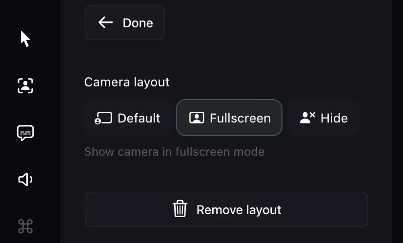 Layout full screen